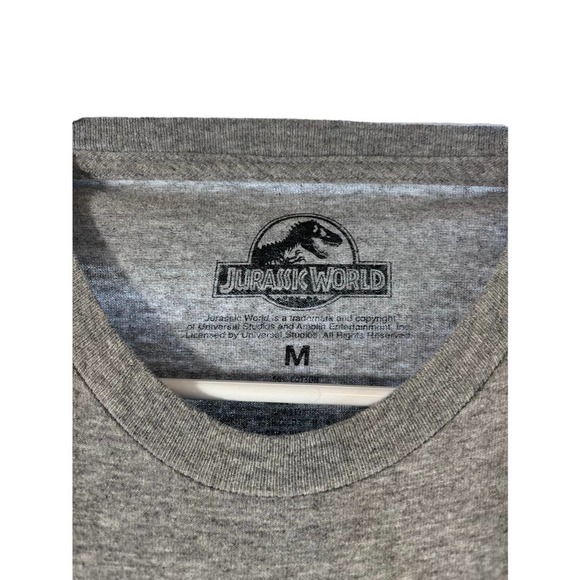 Boys Medium Shirt Jurassic‎ World Gray - Picture 2 of 3